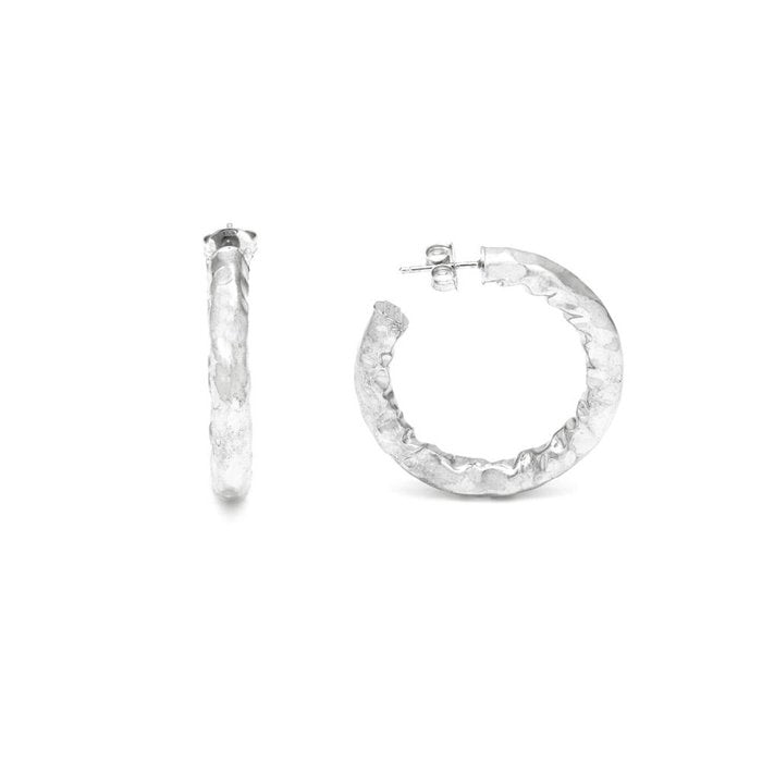 Medium Stone Earrings