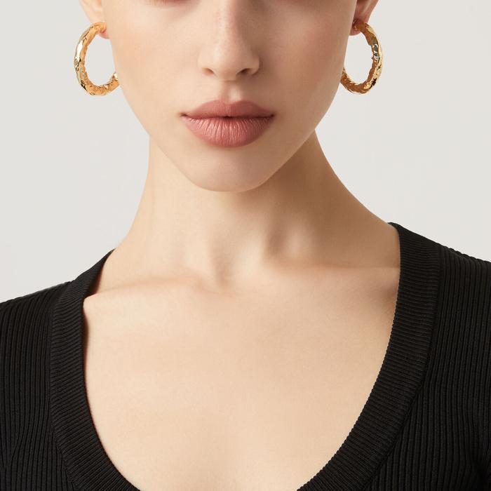 Medium Stone Earrings