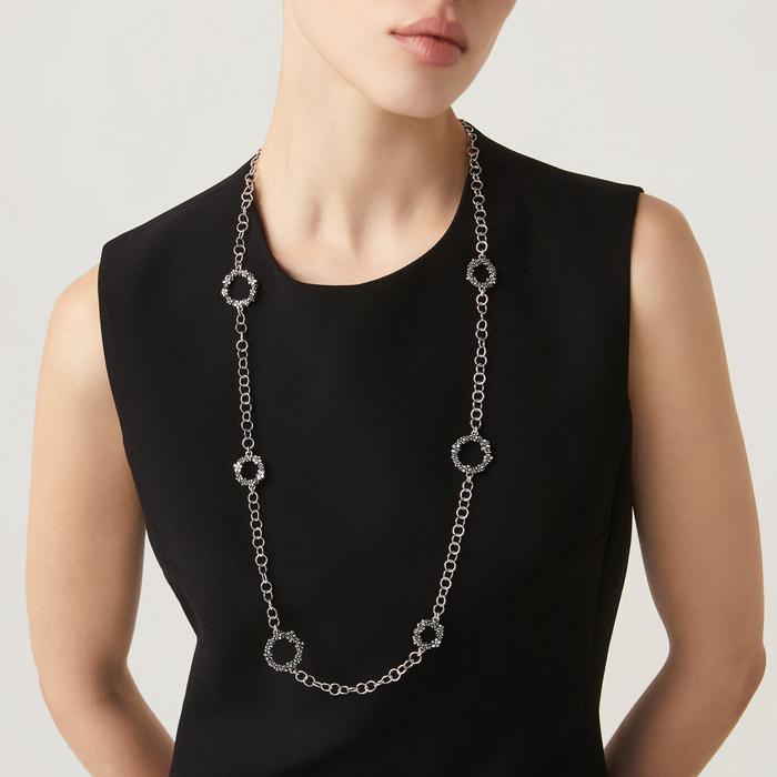 Collier long Millefiori