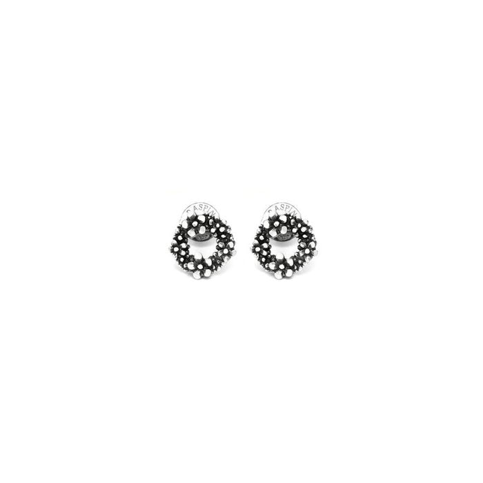 Millefiori Button Earrings