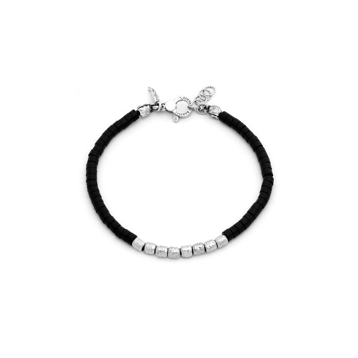 Bracciale Granelli E Agata Nera