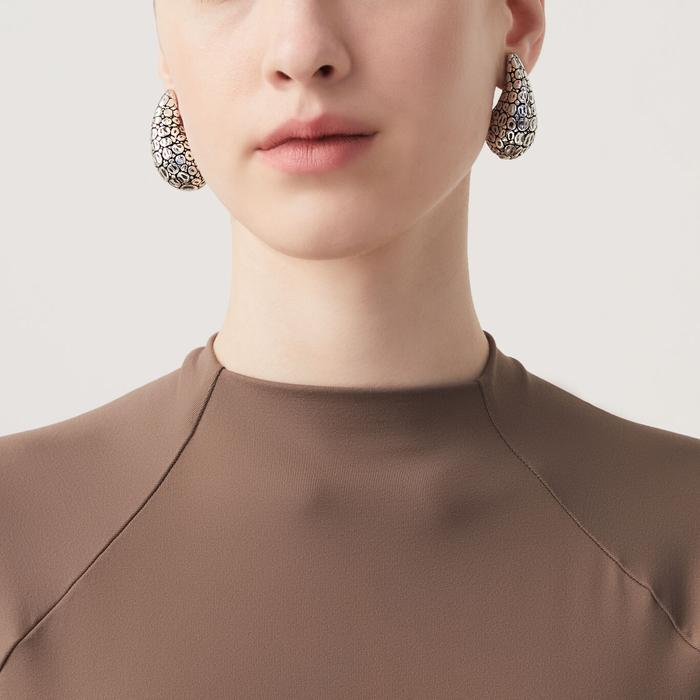 Crocodile Drop Earrings