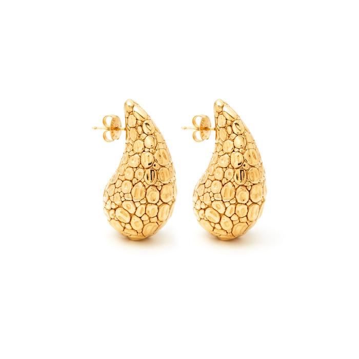Crocodile Drop Earrings