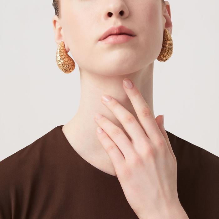 Crocodile Drop Earrings