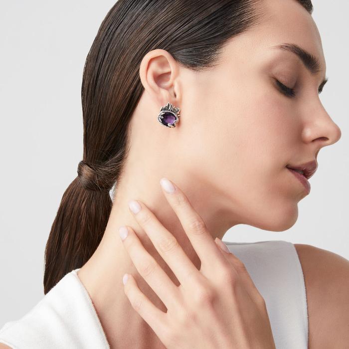 Boucles d'oreilles serpent Eden