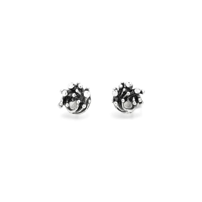 Boucles d'oreilles bouton Selene