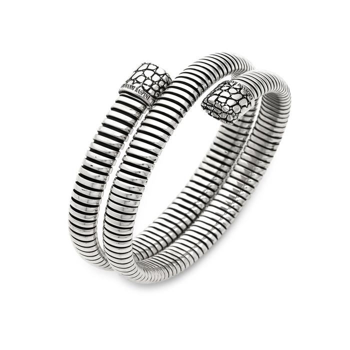 Bracciale Tubogas Croco Doppio