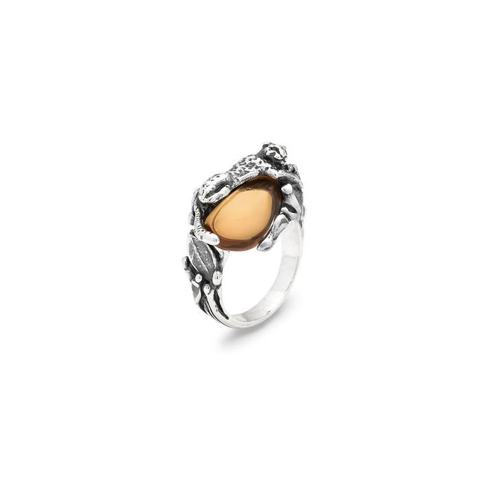 Anello Goccia Leopardo