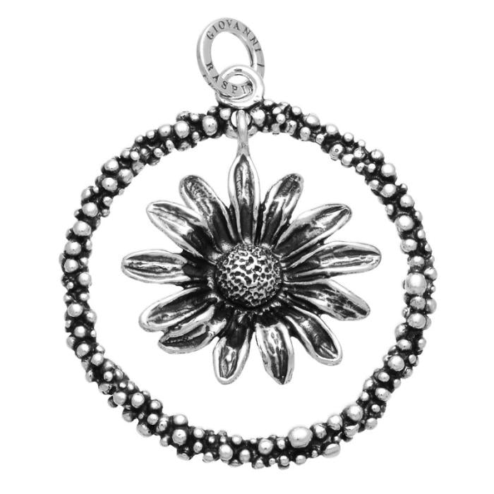 Charm margherita grande perlage