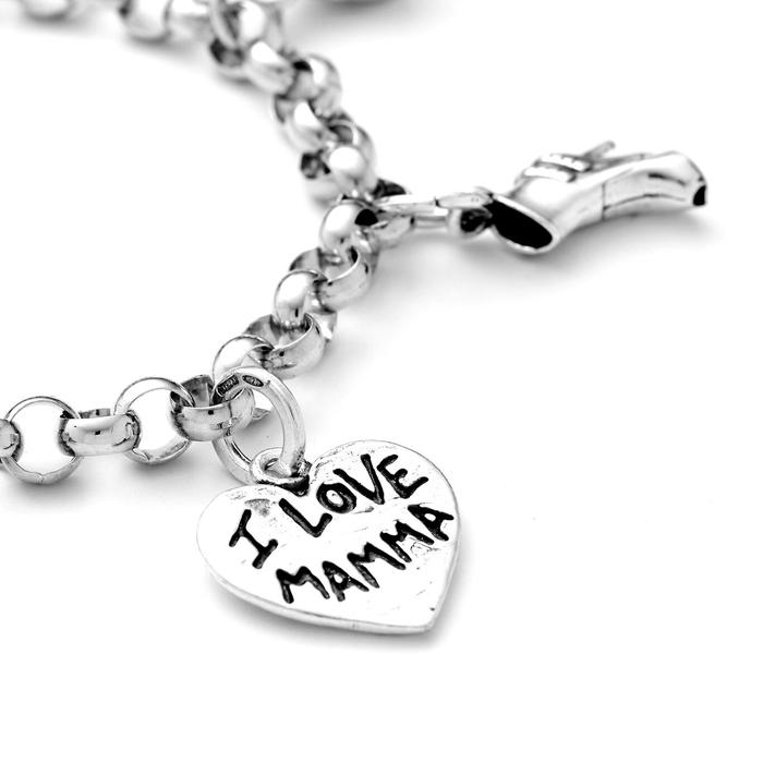 Breloque cœur « J'aime maman »
