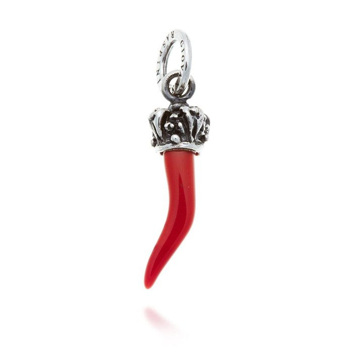 Red Horn Crown Charm
