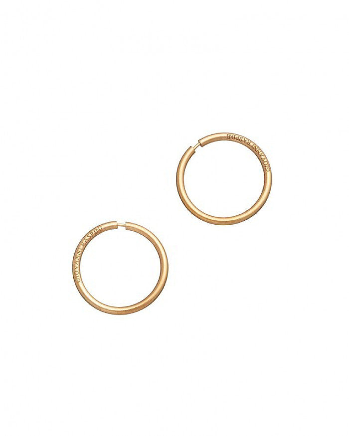 Small Invisible Gold Earrings
