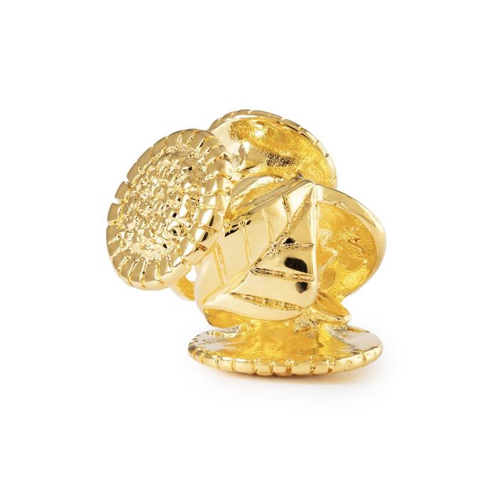 Girasole, placcato oro