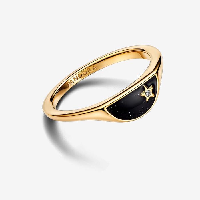 Anello Mezzo Sigillo con Smalto Pandora ME