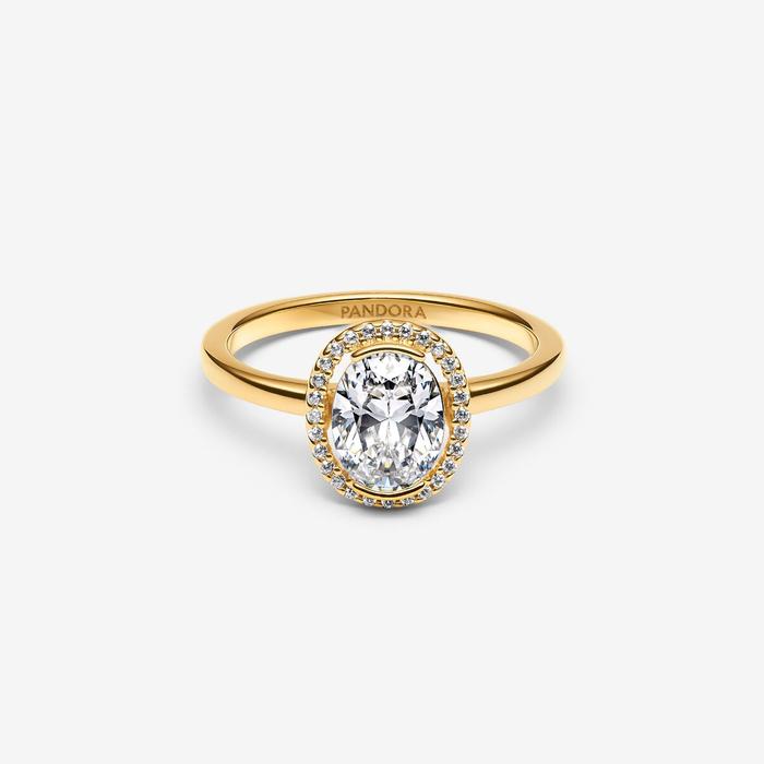Anello Punto Luce Ovale