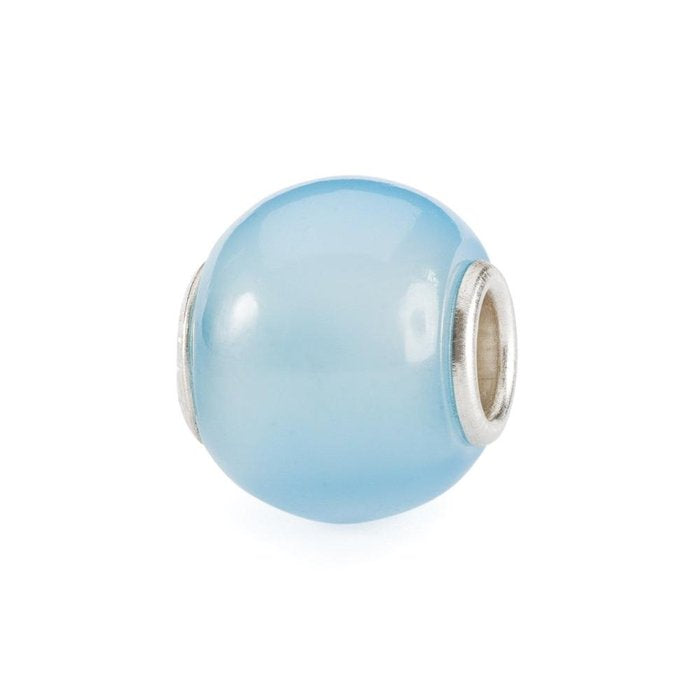 Agate bleu clair ronde