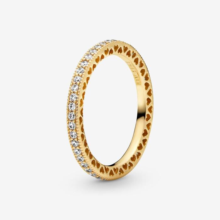 Anello Cuori scintillante