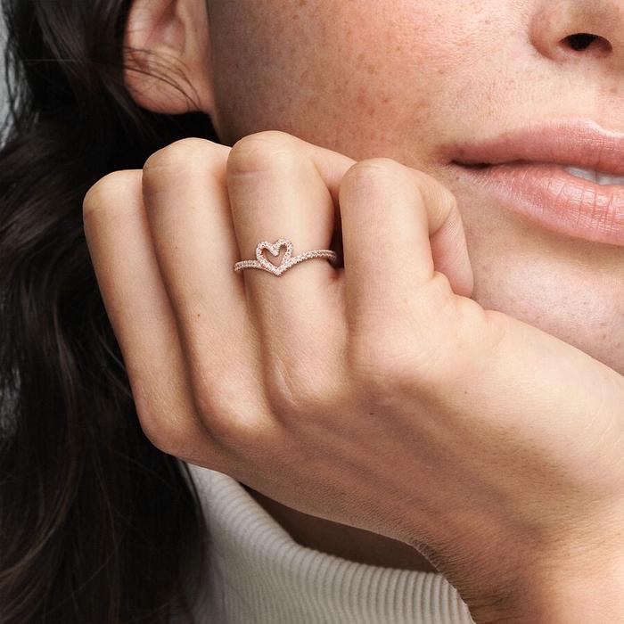 Sparkling Wish Heart Ring