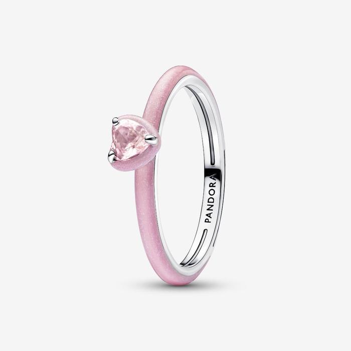 Pandora Pink Chakra Heart Ring ME