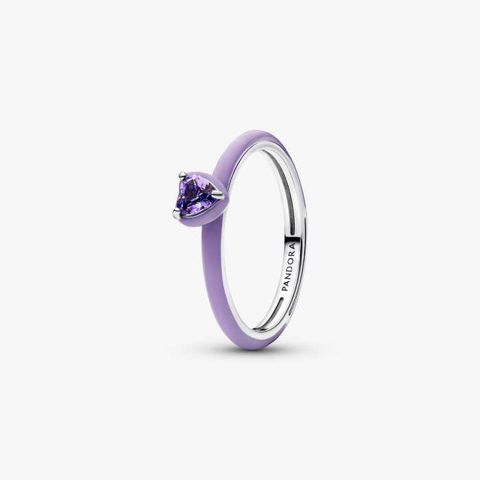 Anello Viola Chakra Heart Pandora ME