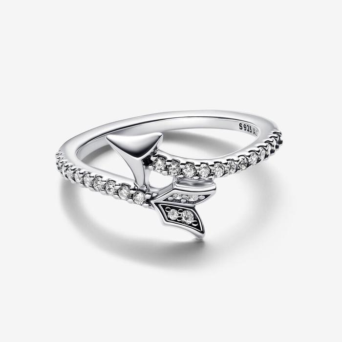 Anello Freccia d'Amore Scintillante