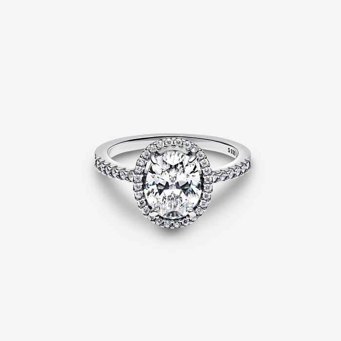 Anello Punto Luce Ovale