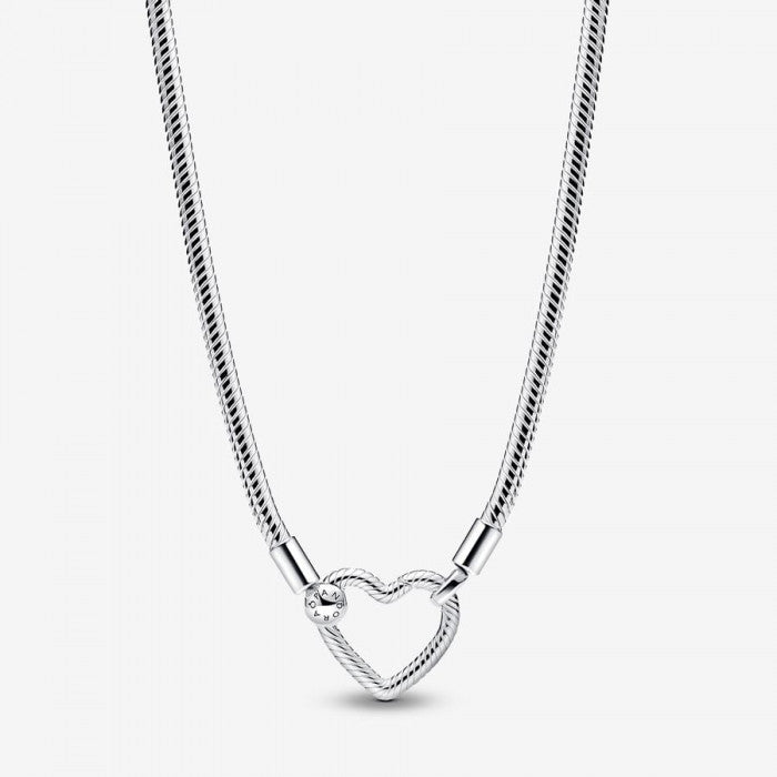 Collana Maglia Snake Chiusura a Cuore