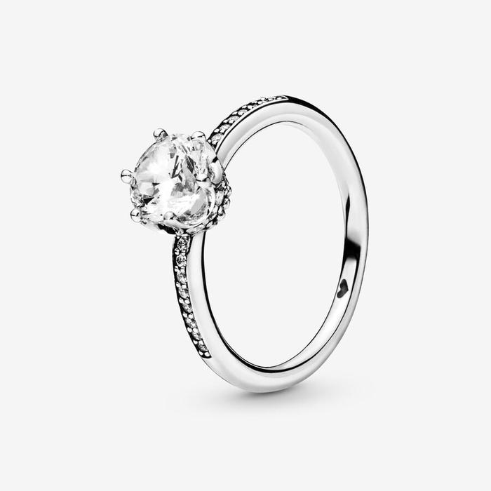 Bague Couronne Scintillante