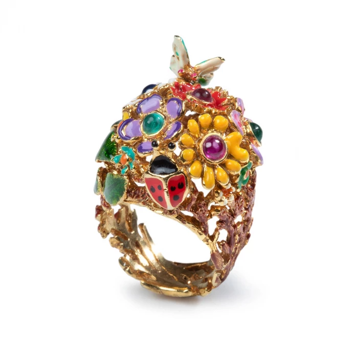 Secret Garden Butterfly Ring