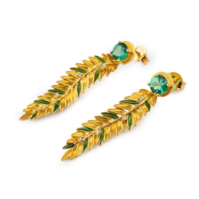 Palm Tree Earrings