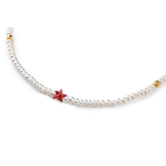 Collier de perles étoile de mer