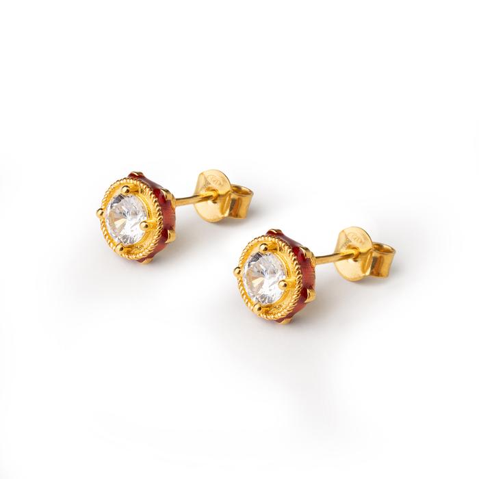 Boucles d'oreilles Mini Tambourin Gemma