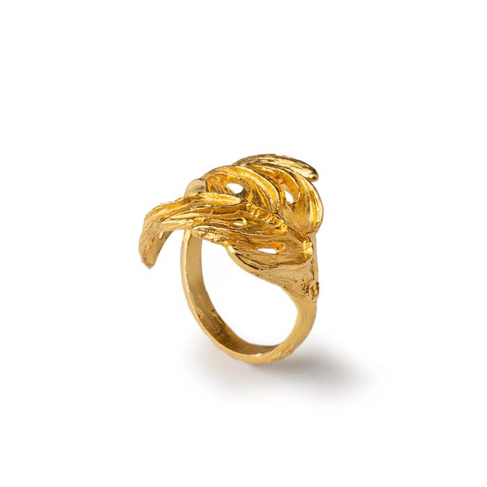 Anello Gold Monstera