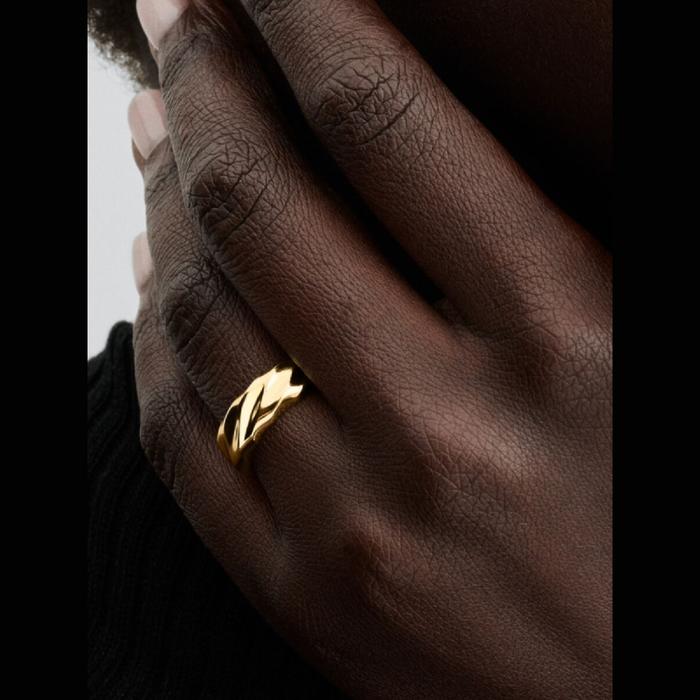 Anello Fascia Larga Dune