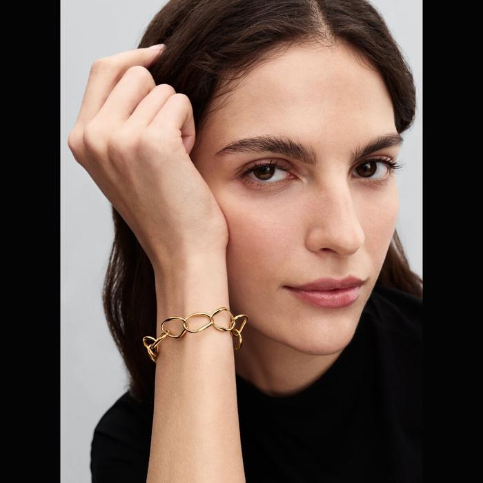 Bracciale Maglia Linea Sinuosa