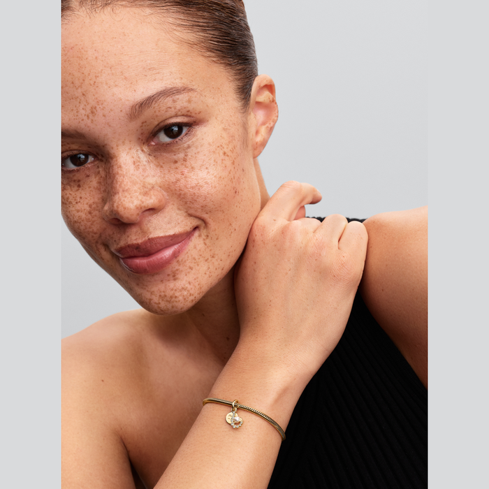 Charm Pendente Uncino con Perla Artificiale