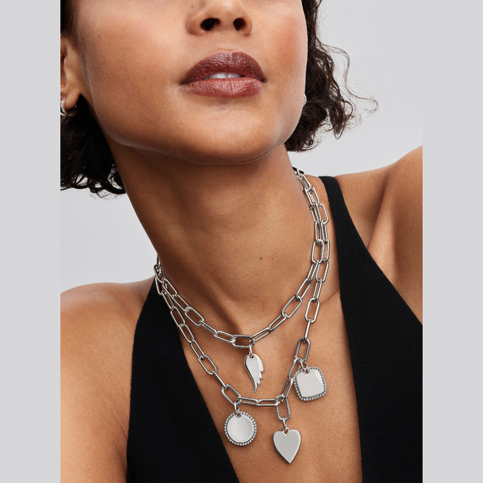 Collane e Pendenti Charm Pendente Cuore Apribile da incidere