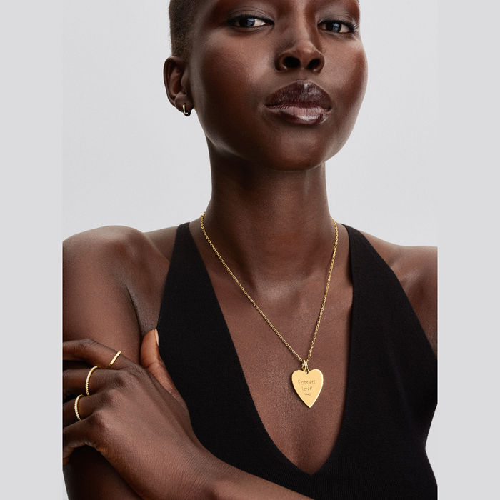 Collane e Pendenti Charm Pendente Cuore Grande da incidere