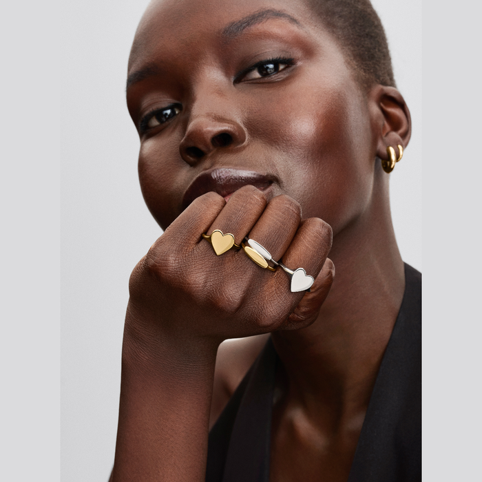 Anello Cuore da incidere