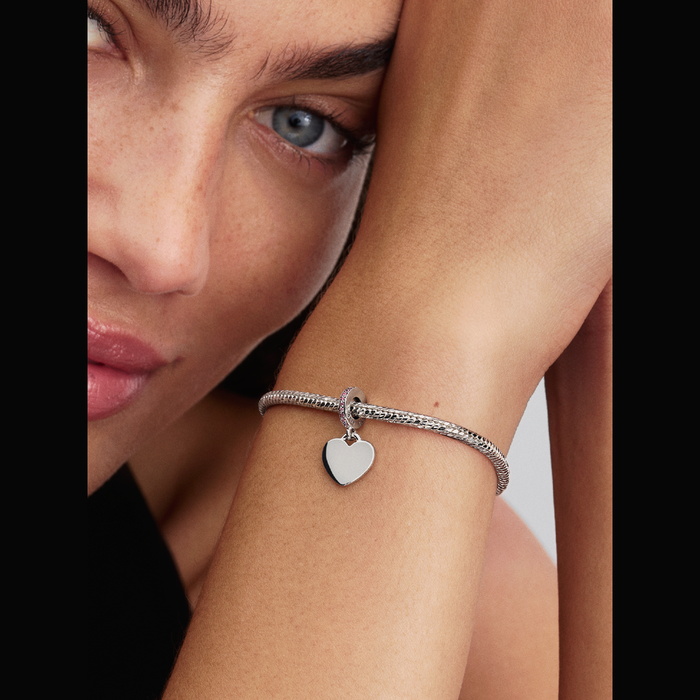 Charm Cuore Pendente da incidere