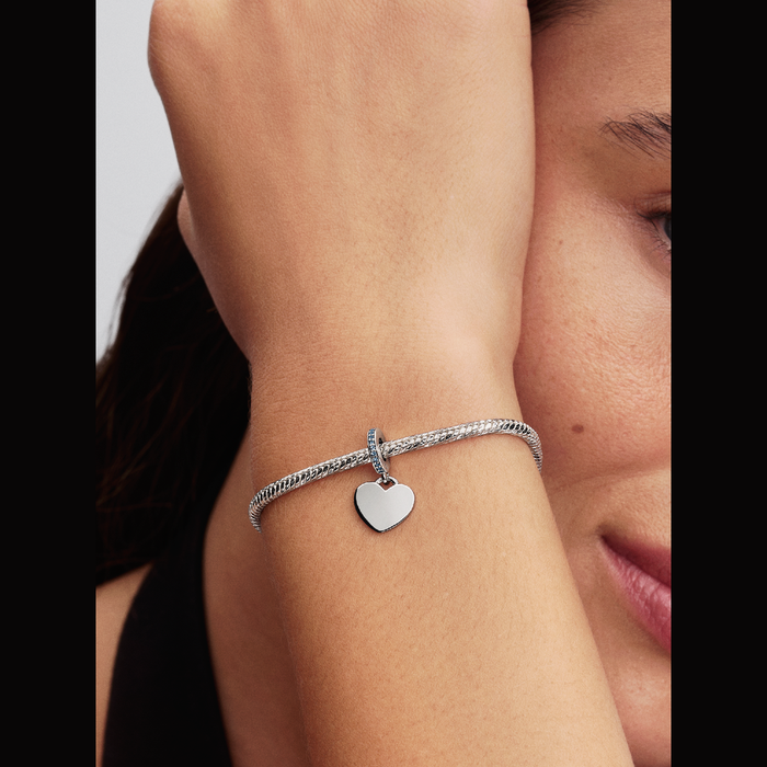 Charm Cuore Pendente da incidere