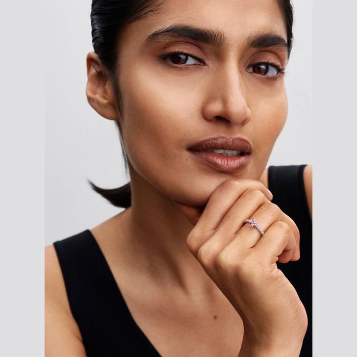 Anello Farfalla scintillante