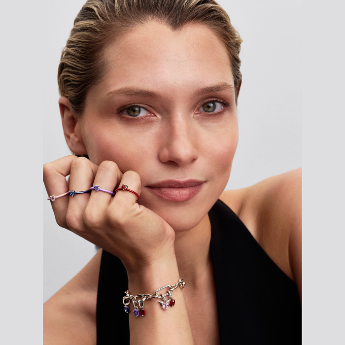 Anello Blu Chakra Heart Pandora ME