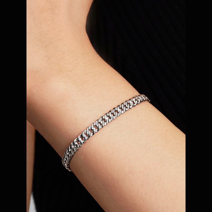 Bracciale Catena Maglia Cubana