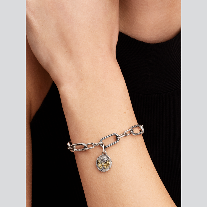 Charm Medallion Farfalla "Somniare Aude"