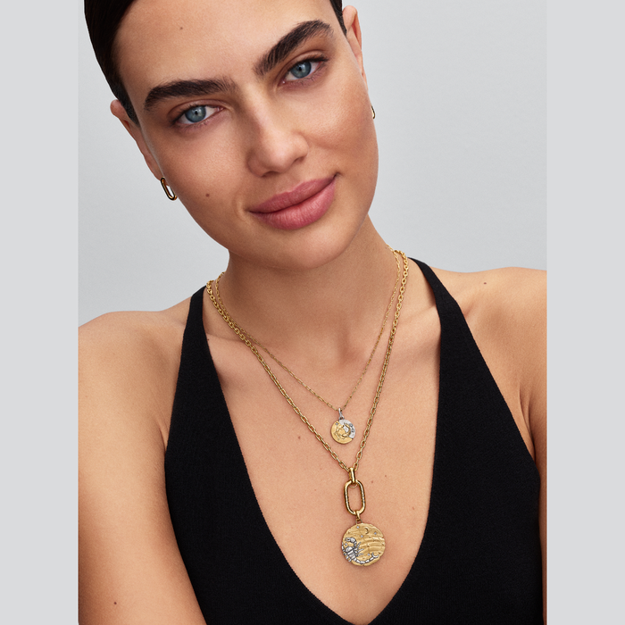 Charm Medallion XL Scorpione "Noli Timere"