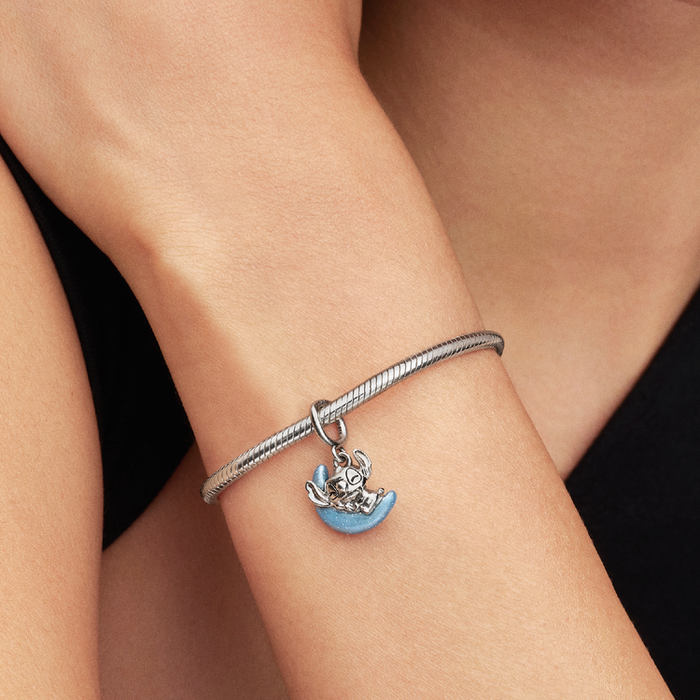Charm Disney, Lilo & Stitch, Stitch sulla luna che si illumina al buio