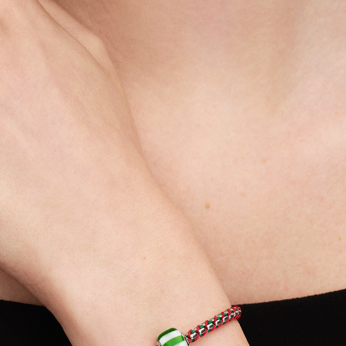 Charm Mini Vetro di Murano Caramella Verde