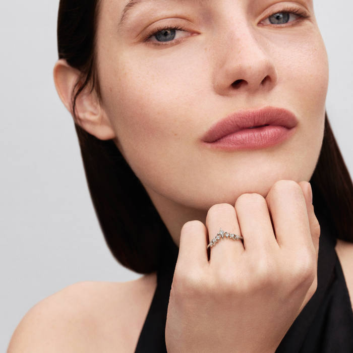 Anello Tiara con Stelle