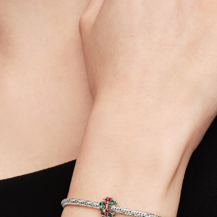 Charm Agrifoglio di Natale